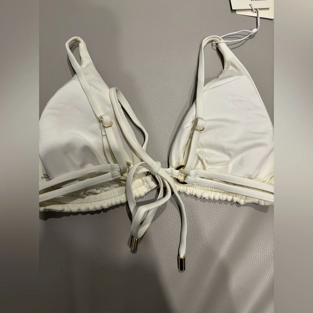 Monday Swimwear Cream Bikini Top